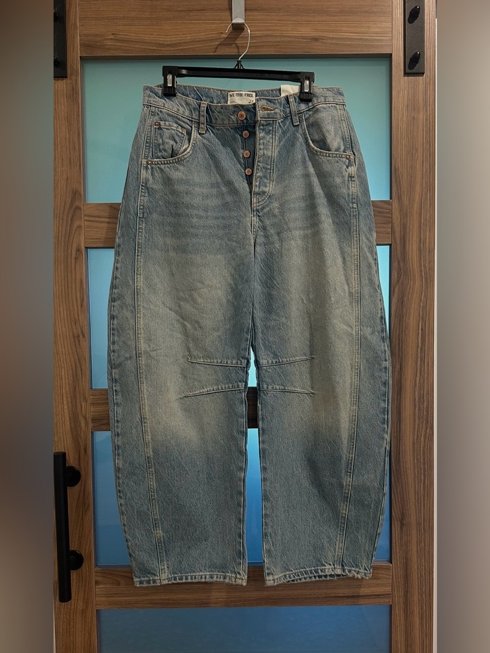 Free People Good Luck Mid Rise Barrel - Picture 6 of 8
